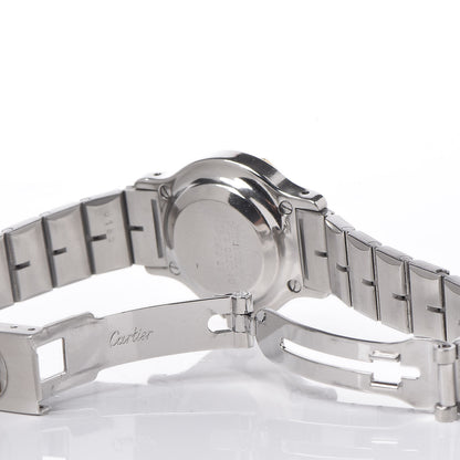 Cartier Stainless Steel 18K Yellow Gold 25mm Santos Octagon Automatic Watch 6 of 6