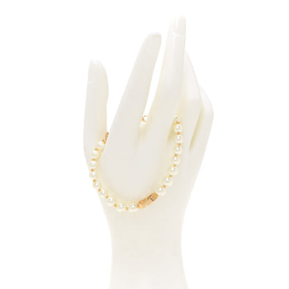 Christian Dior Pearl 30 Montaigne Bracelet Gold 2 of 4