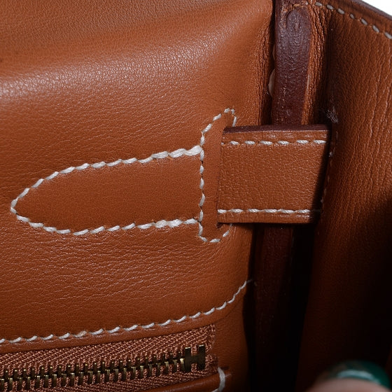 Hermes Swift Kelly 32 Retourne Gold 8 of 21
