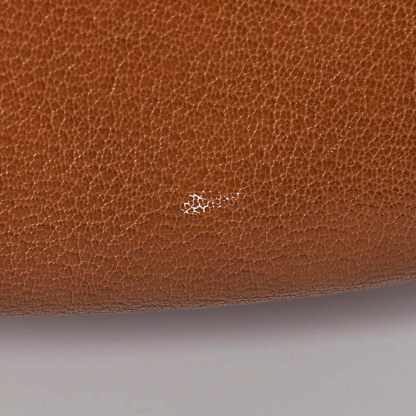 Grained Lambskin Drew Shoulder Bag Caramel