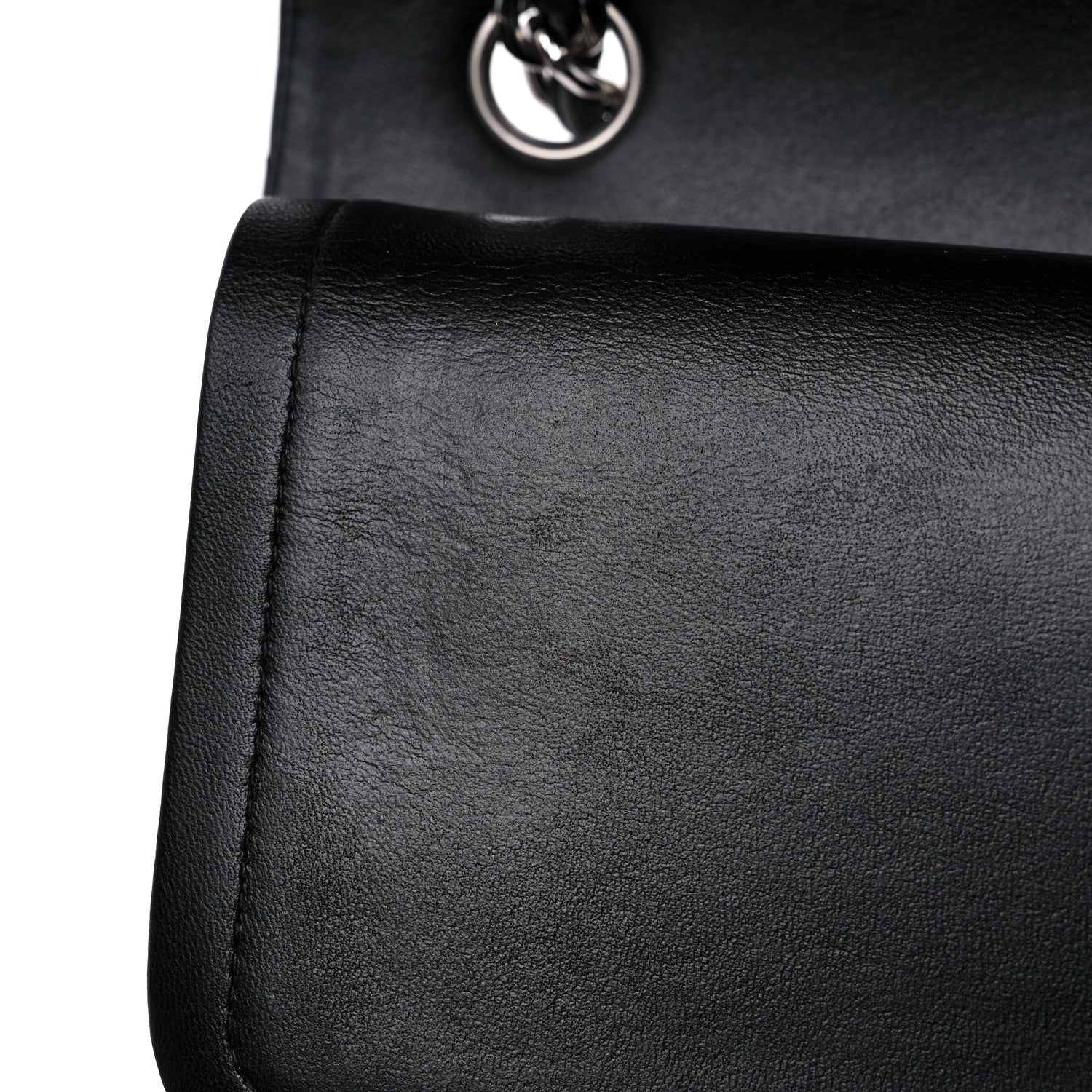 Chanel Lambskin Quilted Jumbo Double Flap Black 11 of 11