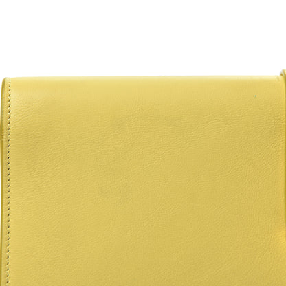 Saint Laurent Calfskin Classic Y Ligne Clutch Soleil 6 of 17