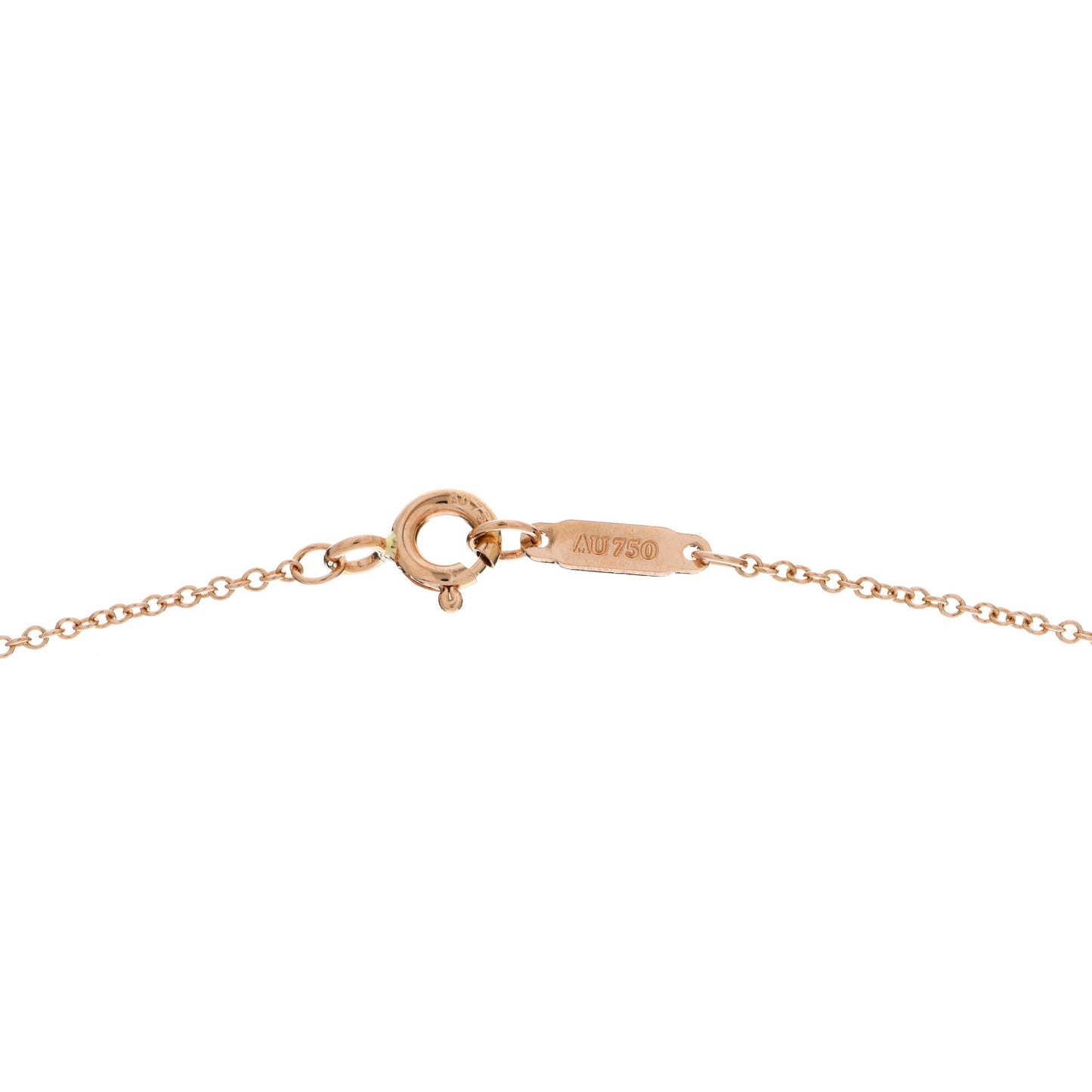 18K Rose Gold Mini Key Pendant Necklace