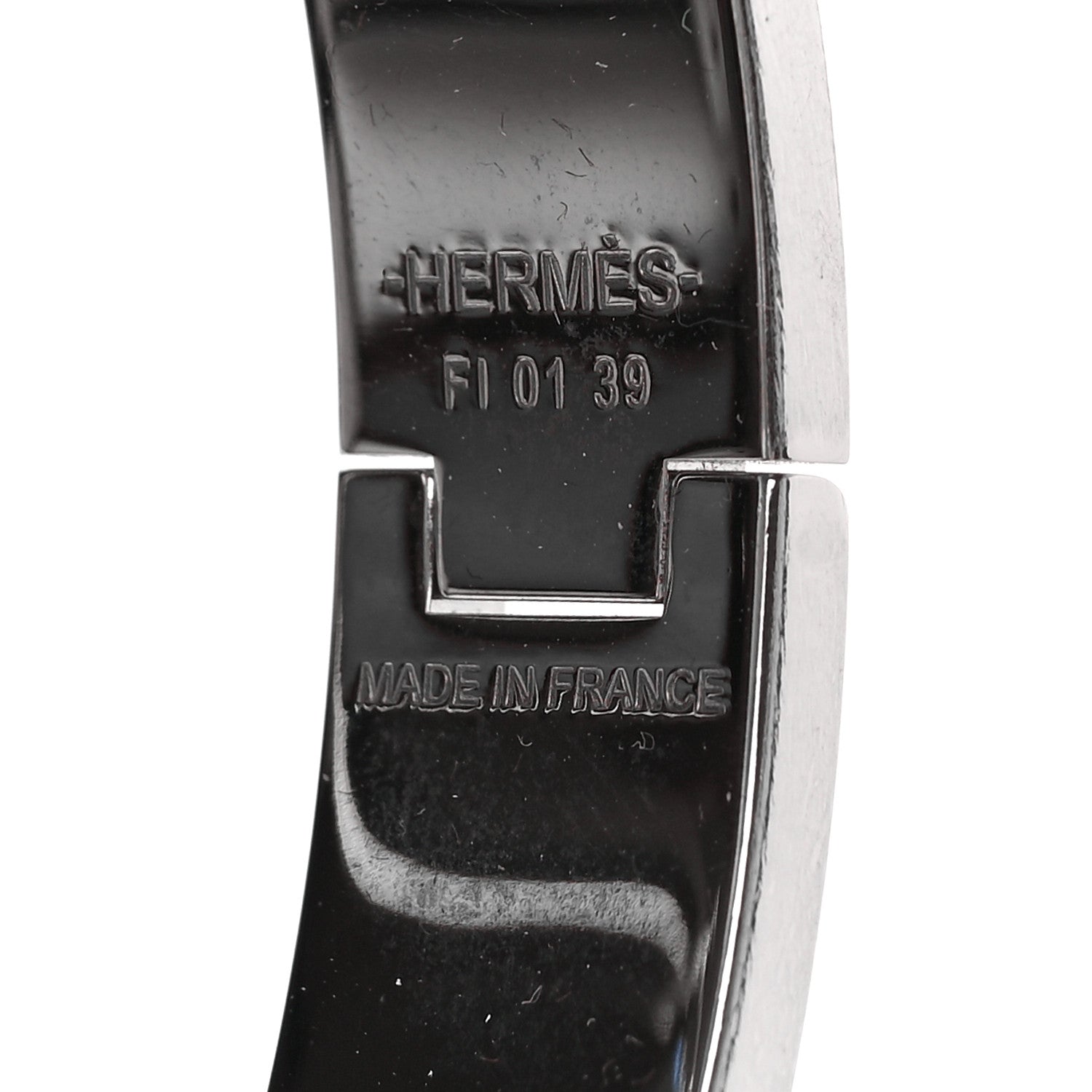 Hermes Enamel Narrow Clic Clac H Bracelet PM Black 4 of 4