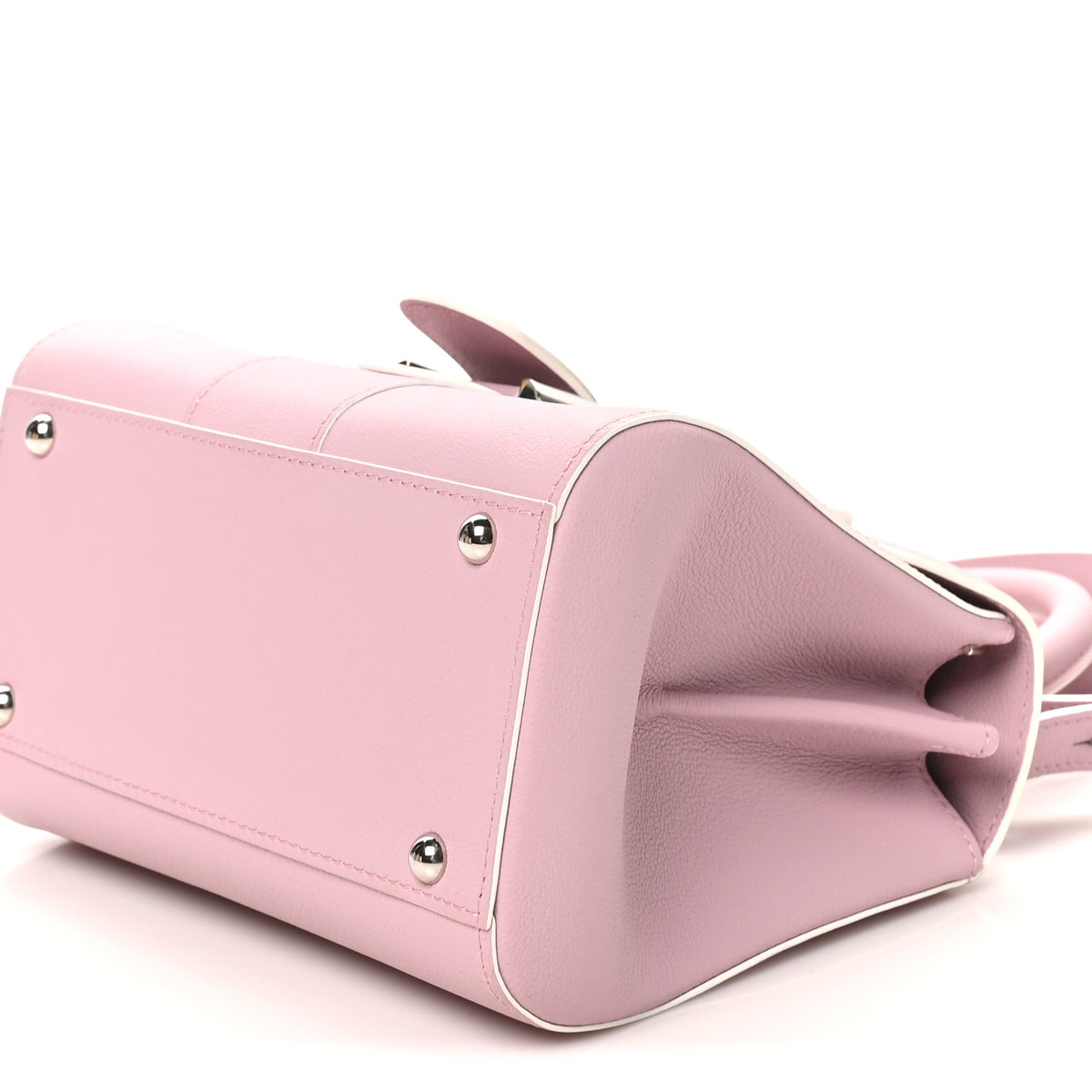 Delvaux Grained Calfskin Mini Brillant Satchel Nakuru 9 of 9