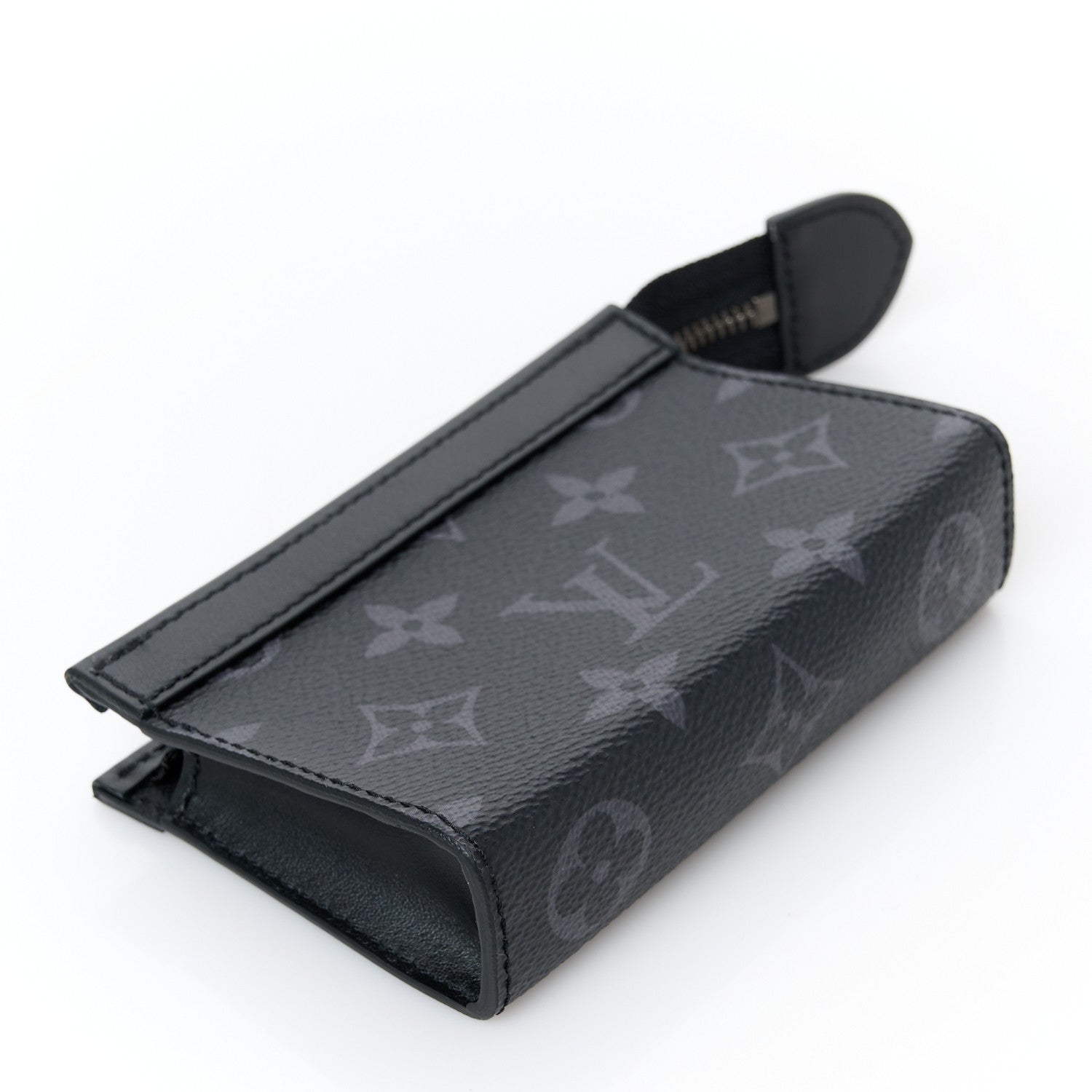 Louis Vuitton Monogram Eclipse Key Pouch Voyage 4 of 9