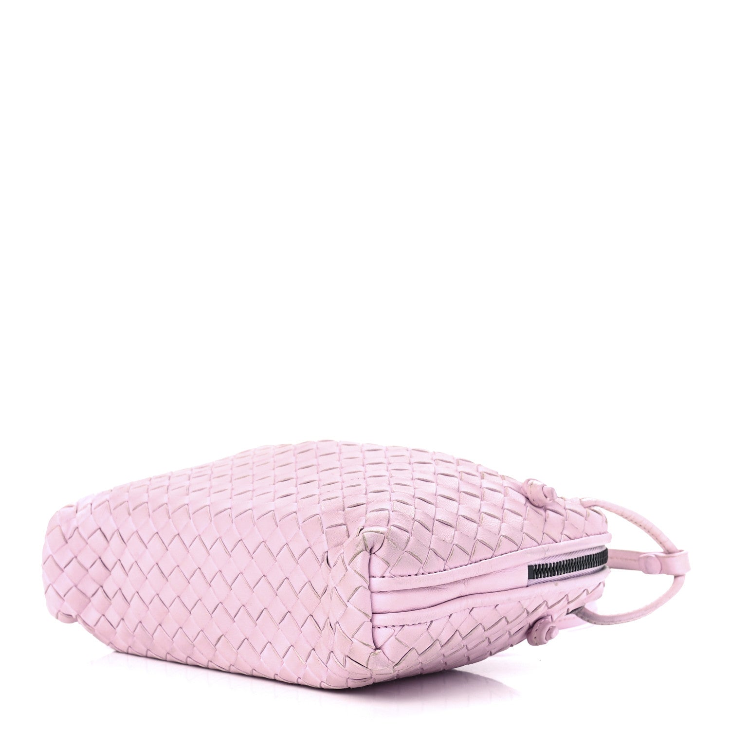 Bottega Veneta Nappa Intrecciato Nodini Crossbody Messenger Bliss Washed 9 of 12