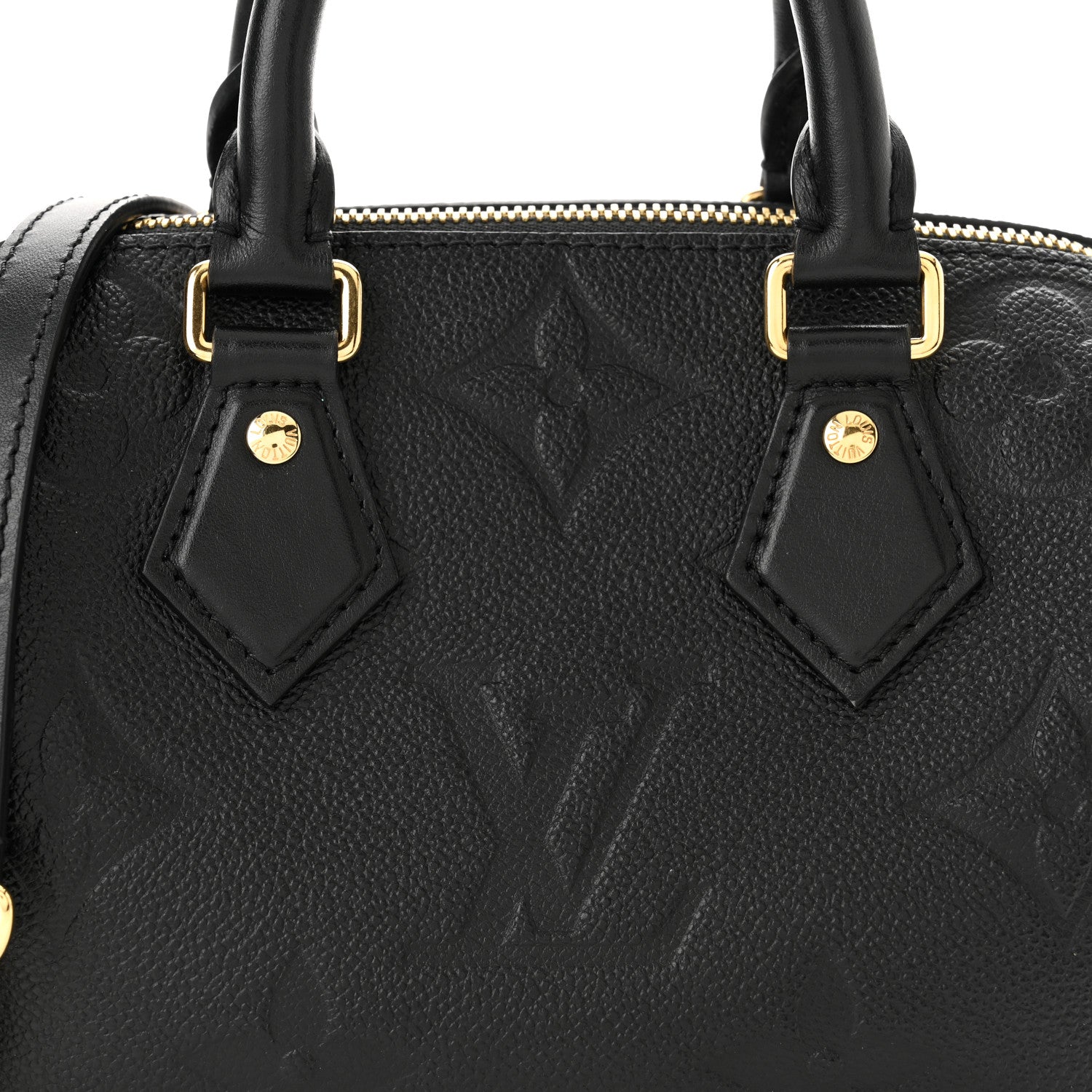 Louis Vuitton Empreinte Monogram Giant Speedy Bandouliere 20 Black 7 of 9