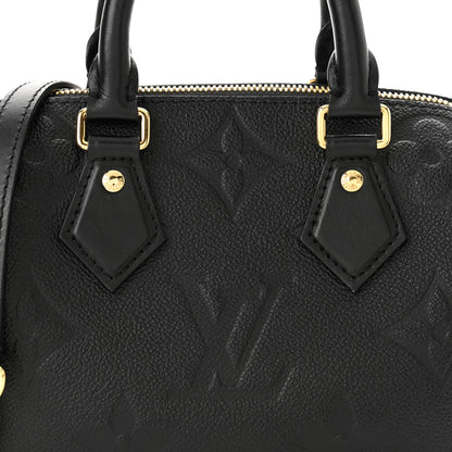 Louis Vuitton Empreinte Monogram Giant Speedy Bandouliere 20 Black 7 of 9