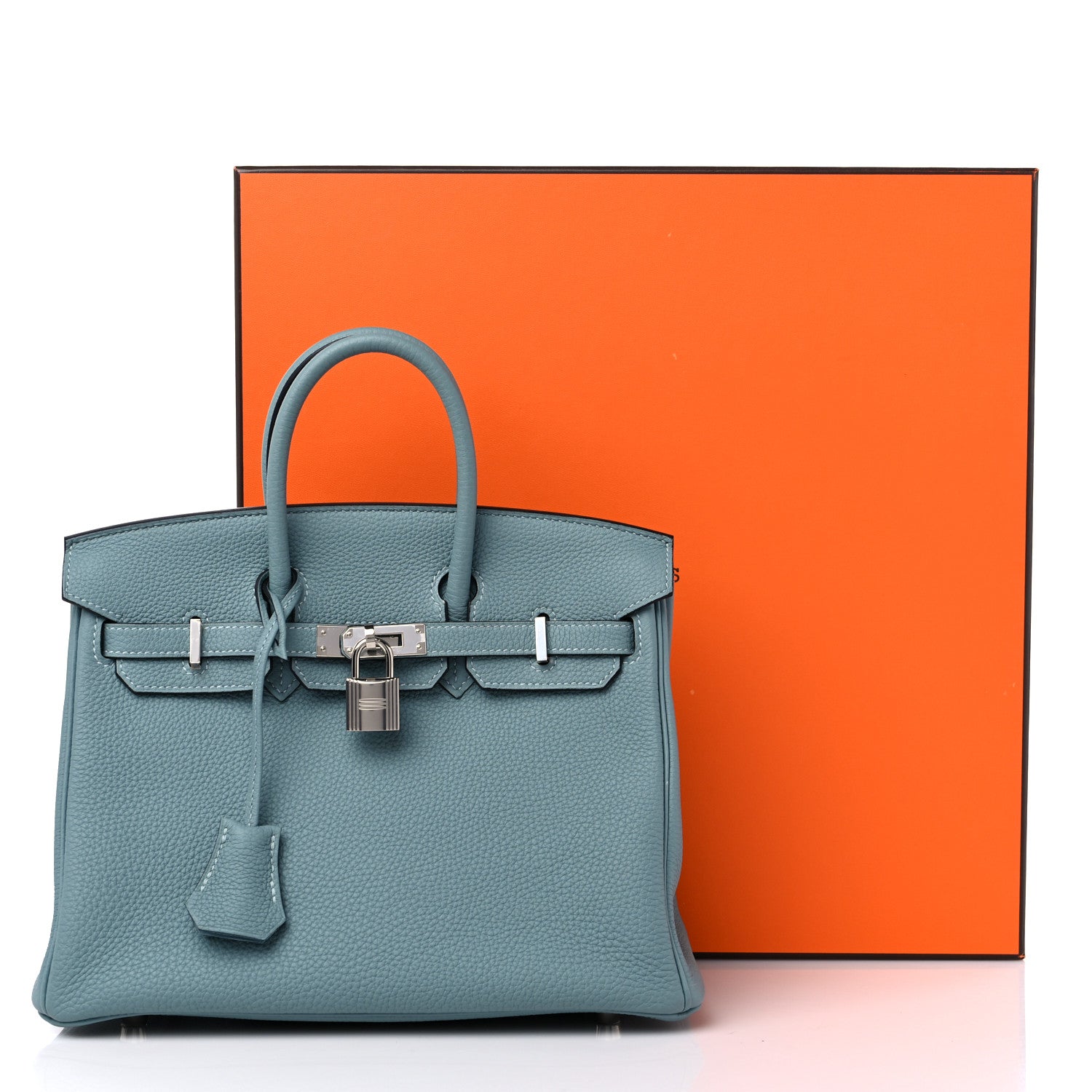 Hermes Togo Birkin 25 Ciel 10 of 10