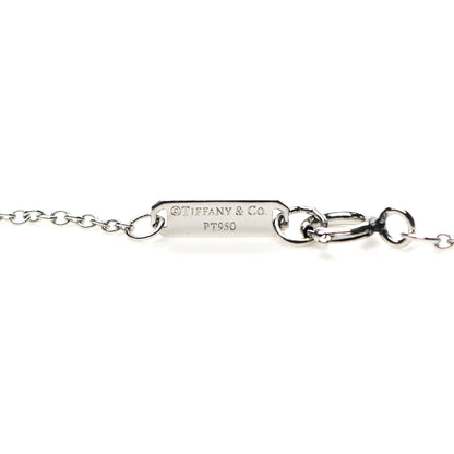 Tiffany Platinum Diamond .12ct Lucida Pendant Necklace 4 of 5