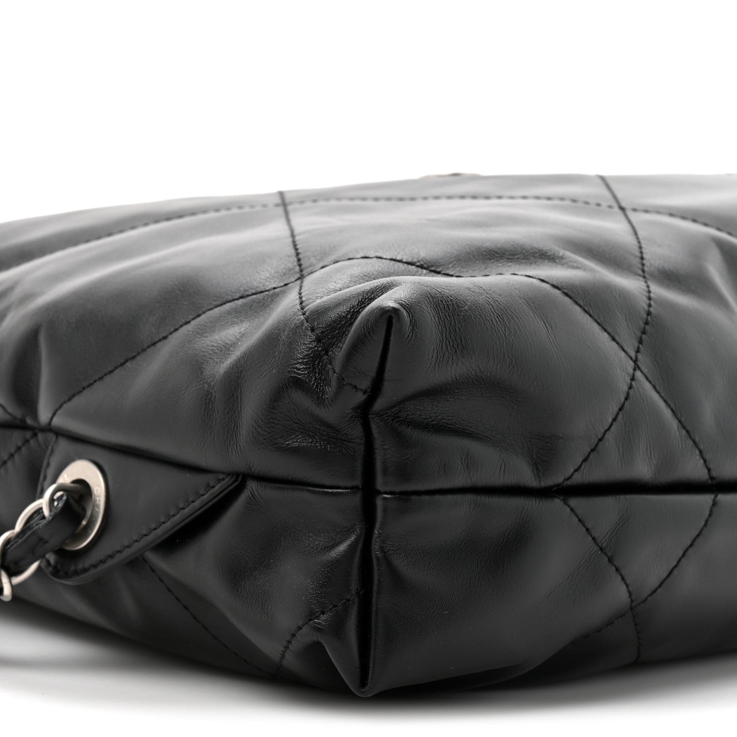 Chanel Shiny Calfskin Quilted Chanel 22 Backpack Black 10 of 10