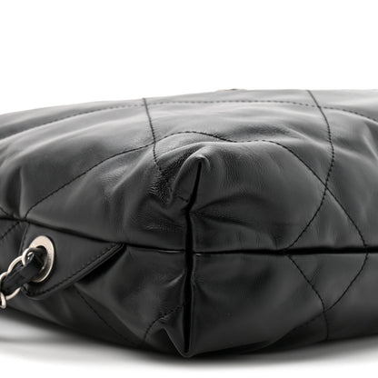 Chanel Shiny Calfskin Quilted Chanel 22 Backpack Black 10 of 10