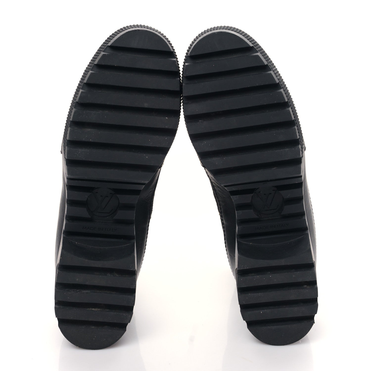 Louis Vuitton Velvet Calfskin Monogram Laureate Platform Desert Boots 39 Black Green 5 of 7