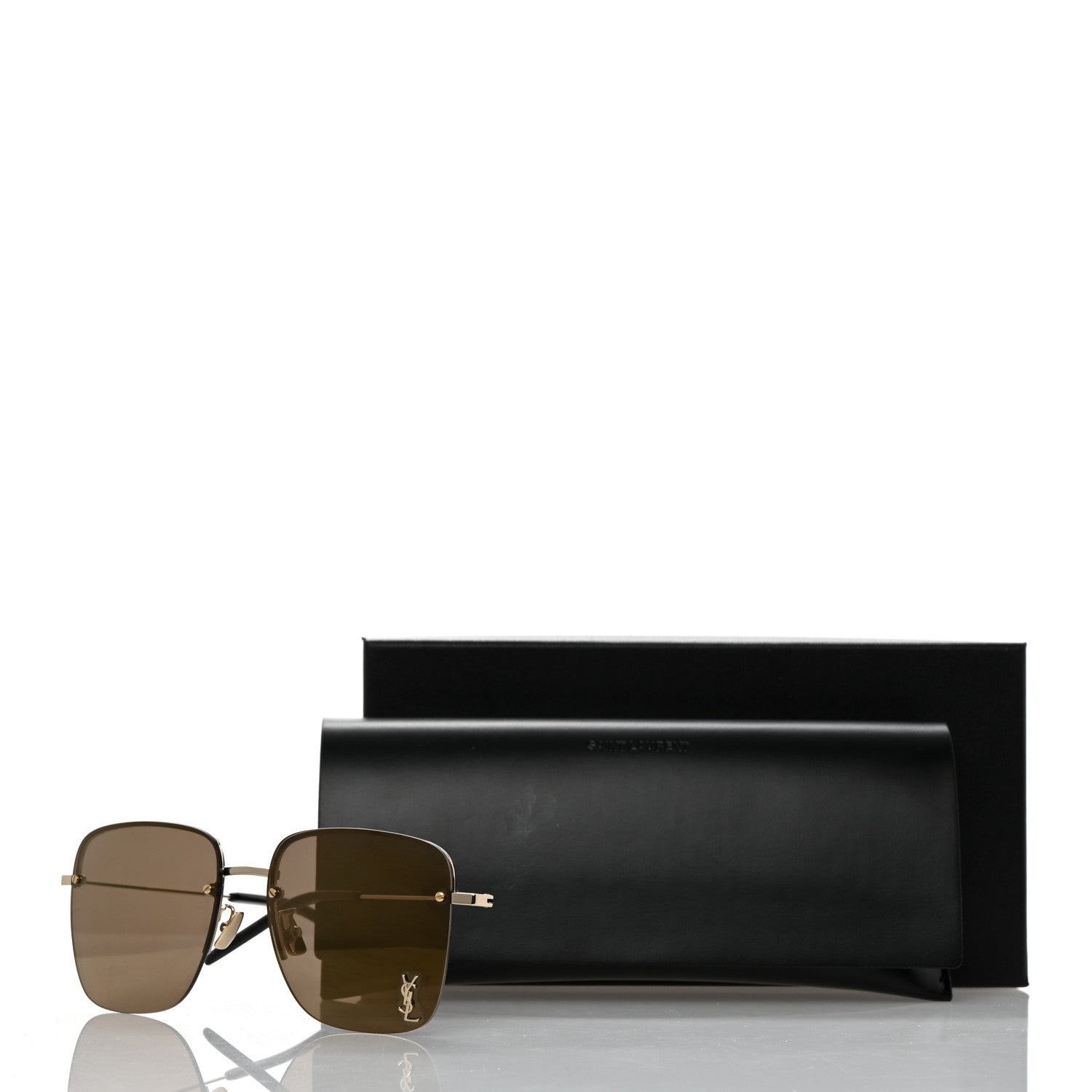 Saint Laurent Metal SL 312 M Sunglasses Silver 9 of 9