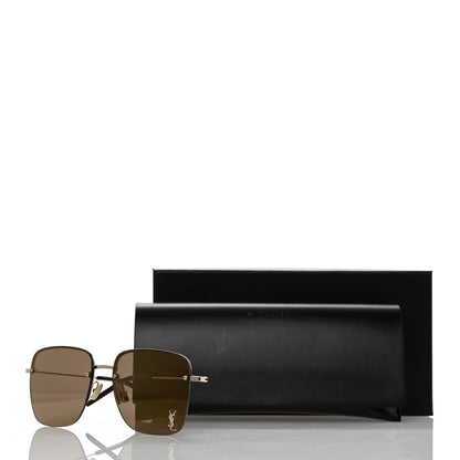 Saint Laurent Metal SL 312 M Sunglasses Silver 9 of 9