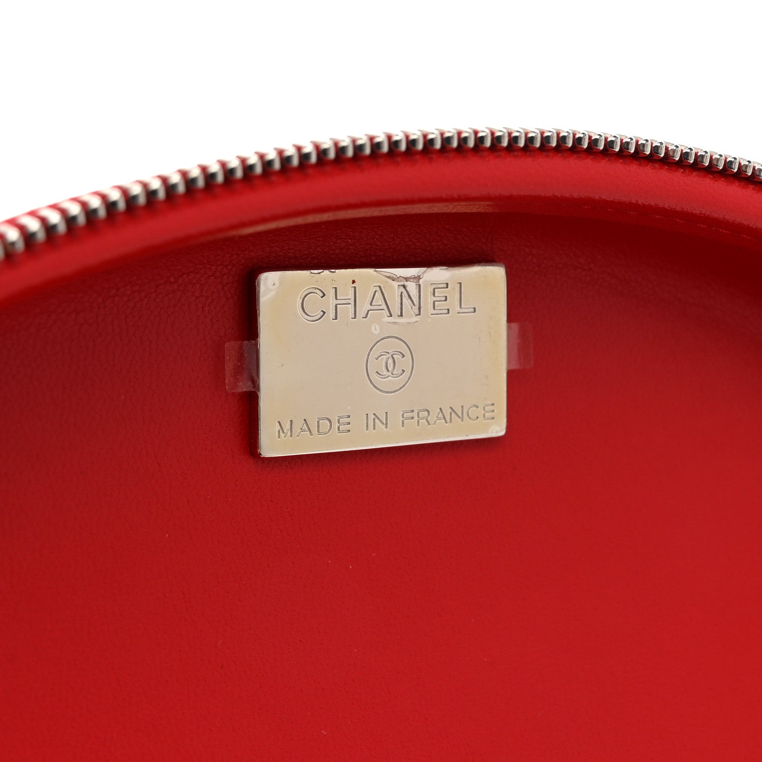Chanel Lambskin Printed Coco Neige Glasses Case with Chain Pink 6 of 7