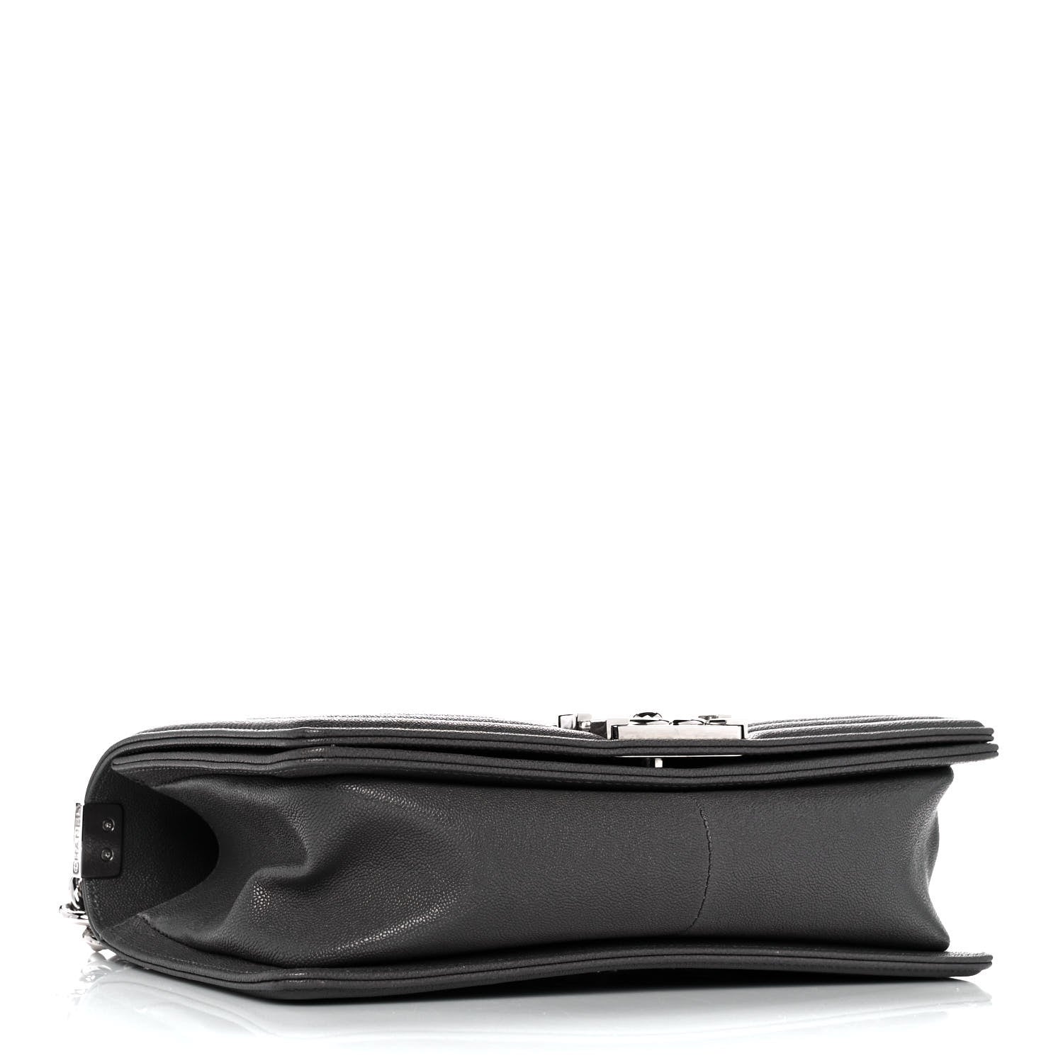 Chanel Caviar Quilted Medium Boy Flap Grey 4 of 9
