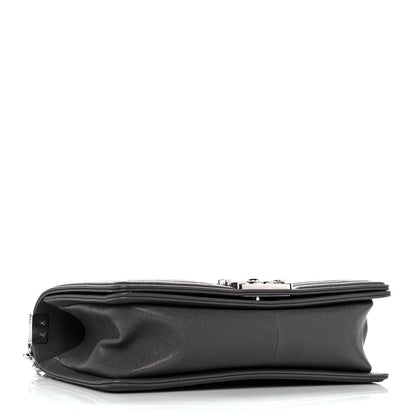 Chanel Caviar Quilted Medium Boy Flap Grey 4 of 9