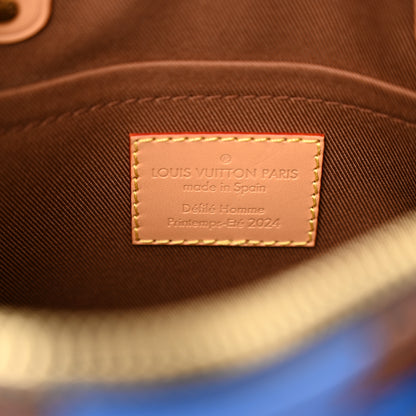 Louis Vuitton Damier Pop Speedy Bandouliere 25 Blue 6 of 9