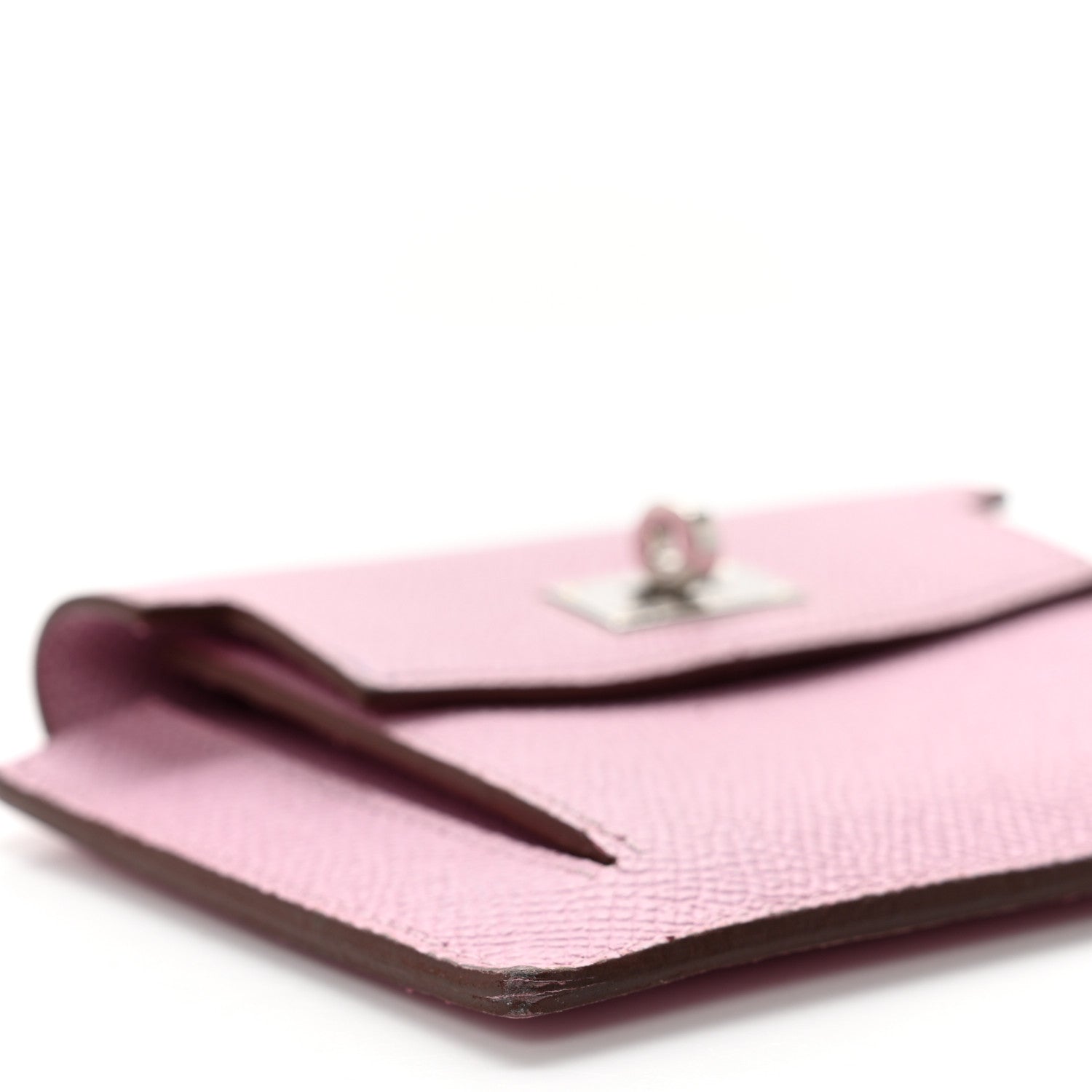 Hermes Epsom Kelly Pocket Compact Wallet Mauve Sylvestre 6 of 8