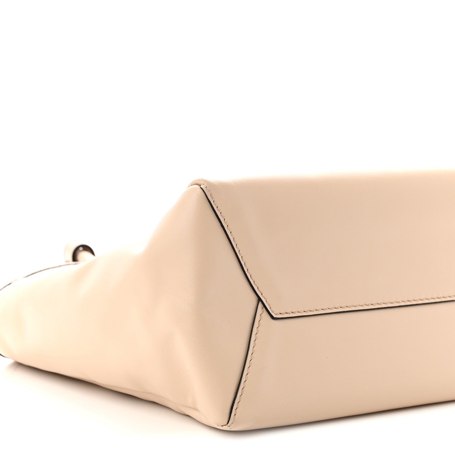 Miu Miu Soft Calf Softy Small Ivy Tote Bag  Travertine Stone 9 of 10