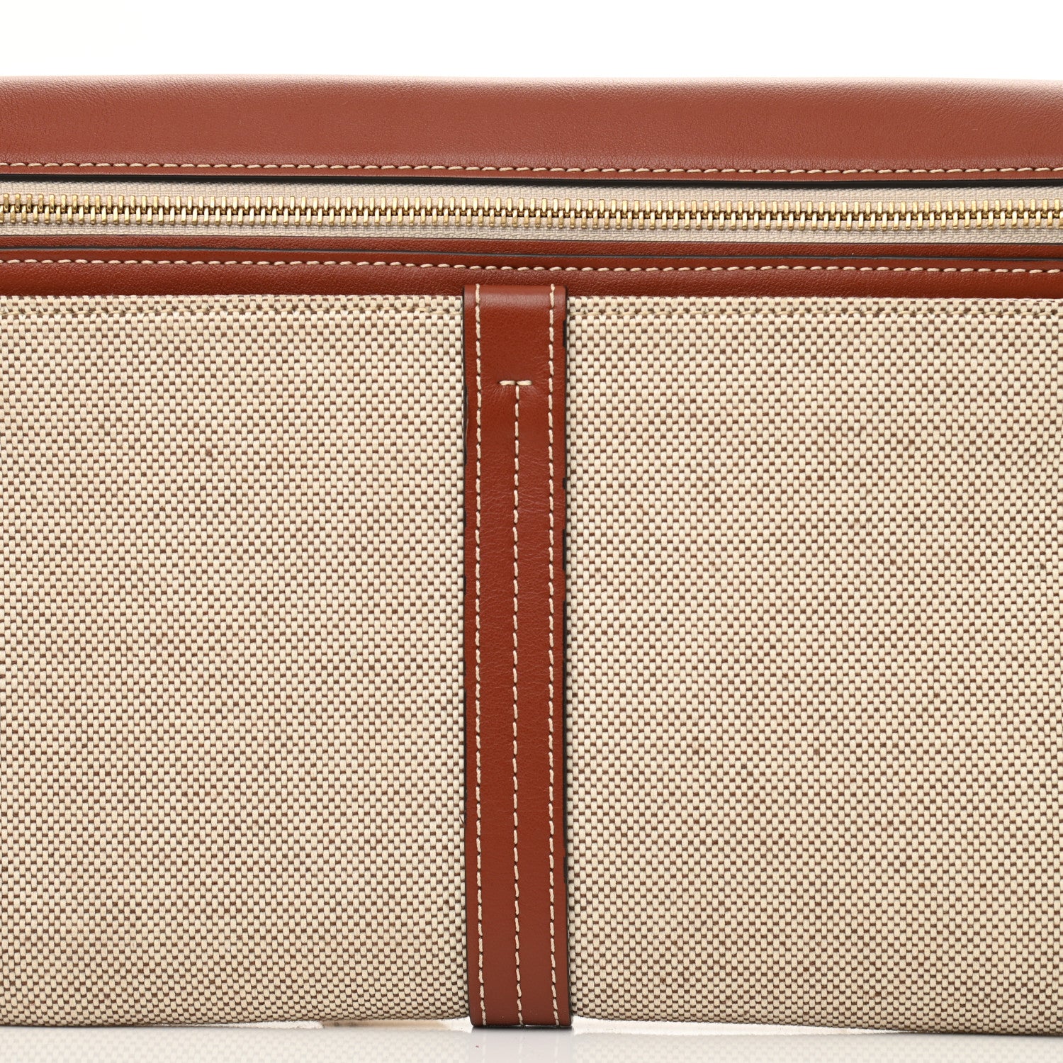 Chloe Cotton Calfskin Woody Belt Bag Beige Brown 8 of 11