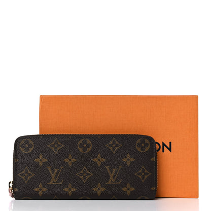 Louis Vuitton Monogram Clemence Wallet Rose Ballerine 9 of 9