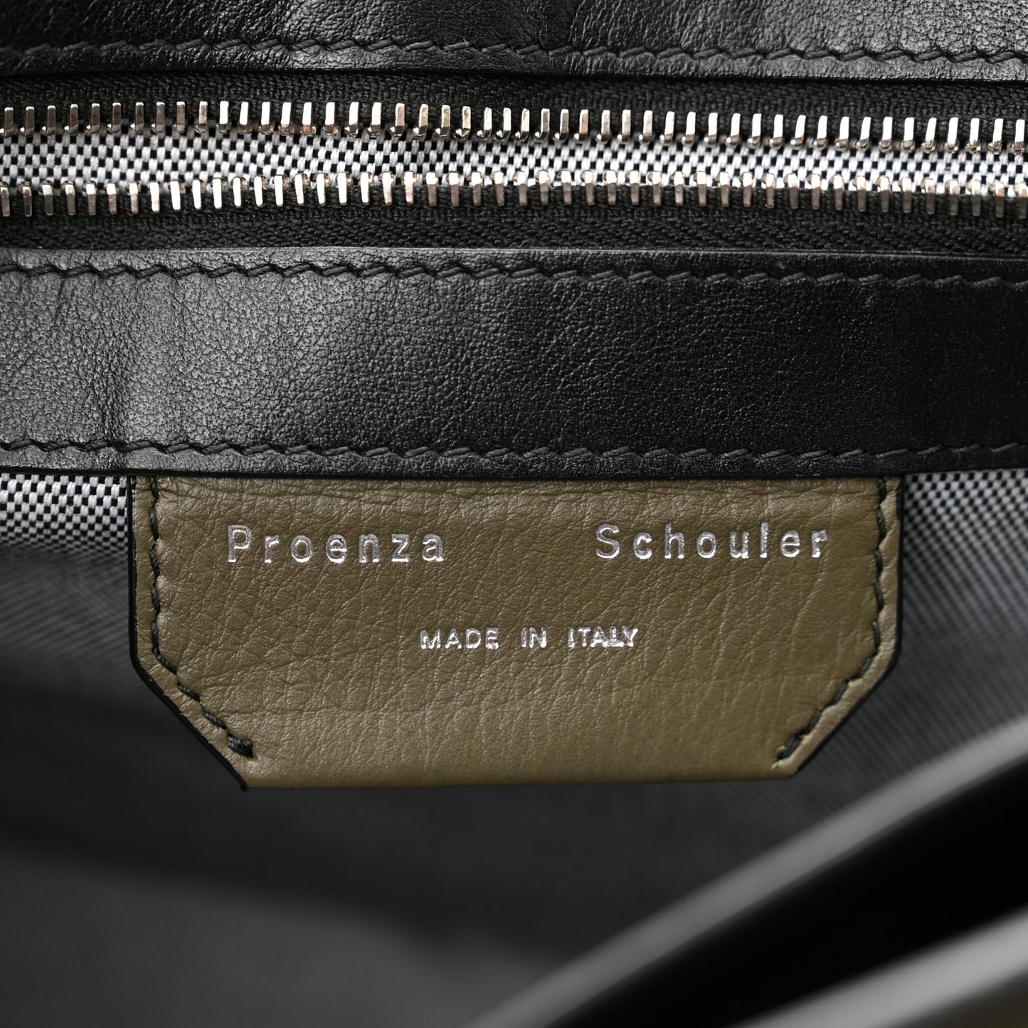 Grained Calfskin Medium PS1 Plus Satchel Cypress