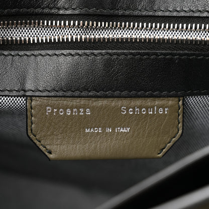 Proenza Schouler Grained Calfskin Medium PS1 Plus Satchel Cypress 6 of 10