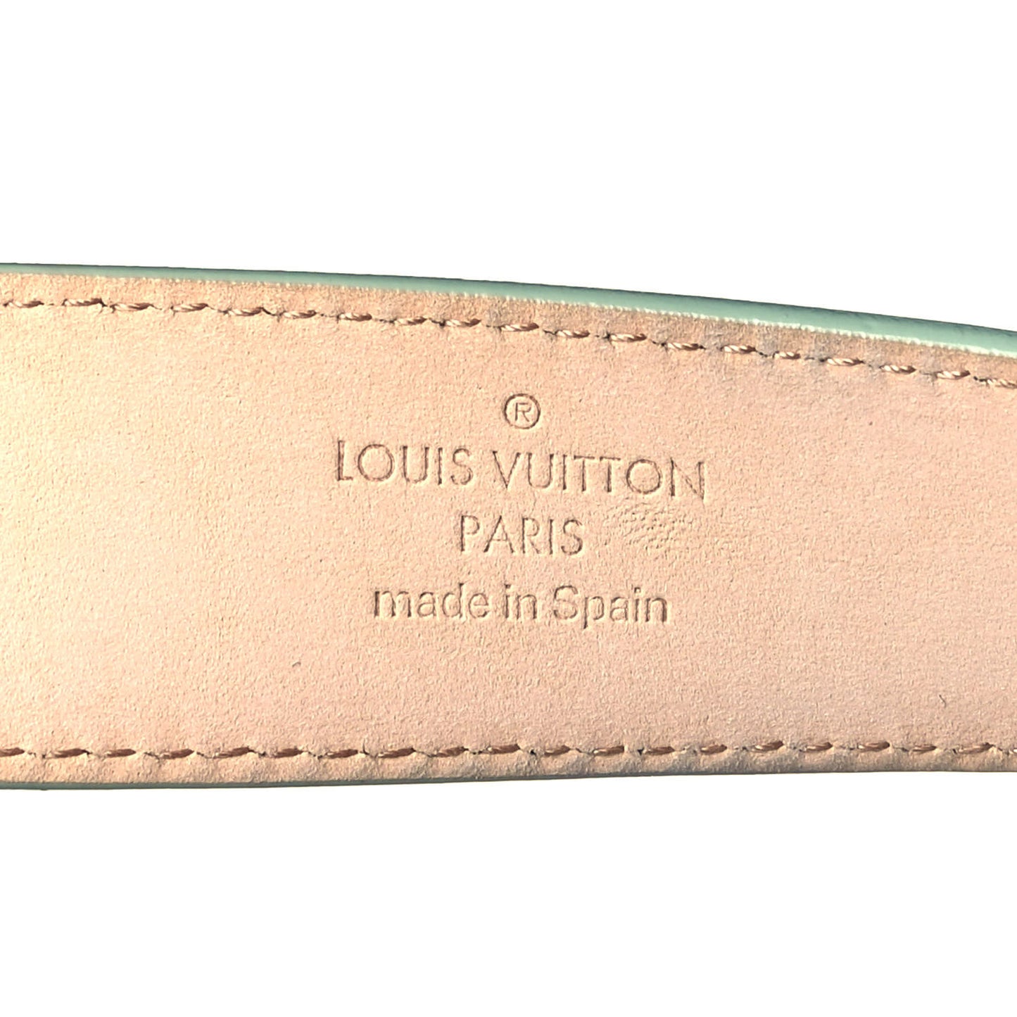 Epi Electric 40mm LV Initiales Belt 90 36 Amande