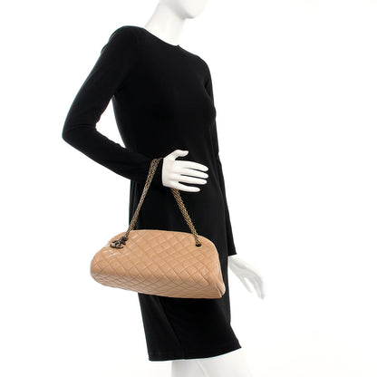 Chanel Lambskin Quilted Medium Just Mademoiselle Beige 2 of 7