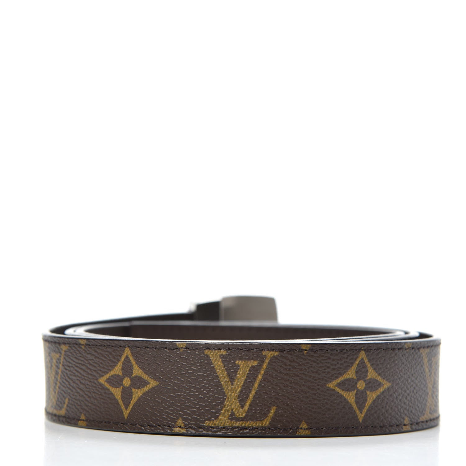 Louis Vuitton Monogram LV Cut Reversible Belt 110 44 2 of 5