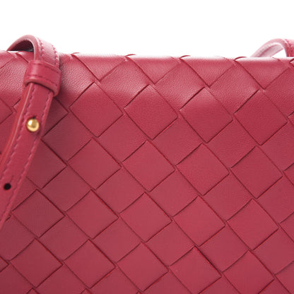 Bottega Veneta Nappa Intrecciato Flap Crossbody Amaranto 11 of 11