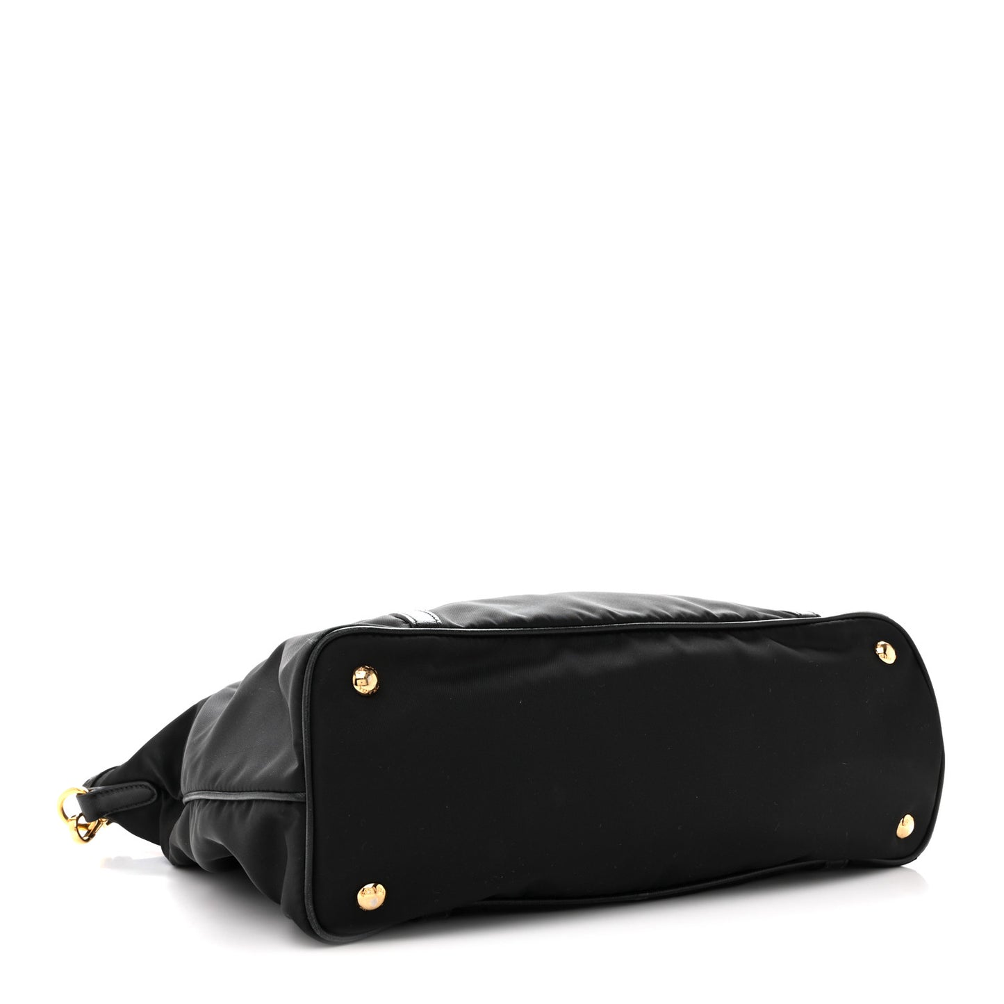 Tessuto Nylon Saffiano Tote Black