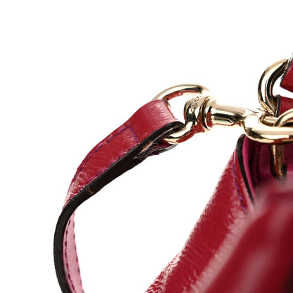 Gucci Patent Small Soho Shoulder Bag Bright Bougainvillea 13 of 13