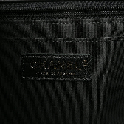 Chanel Calfskin Chevron Quilted Small Statement Flap Black 6 of 10