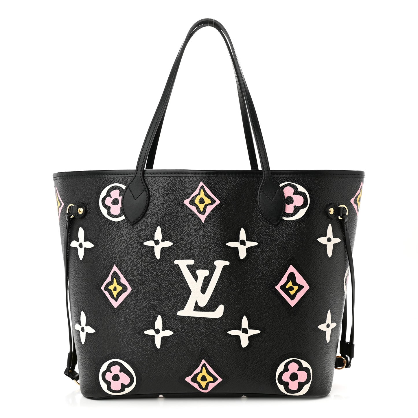 Monogram Giant Wild at Heart Neverfull MM Black