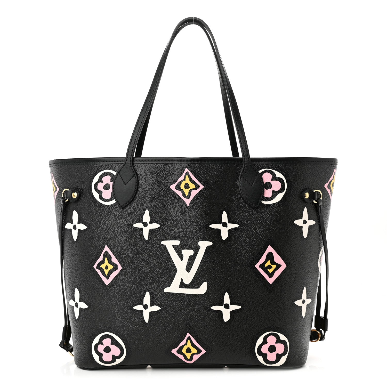 Louis Vuitton Monogram Giant Wild at Heart Neverfull MM Black 1 of 9