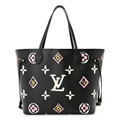 Louis Vuitton Monogram Giant Wild at Heart Neverfull MM Black 1 of 9