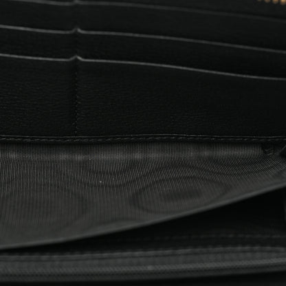 Gucci Calfskin Logo Zip Around Wallet Black 8 of 14