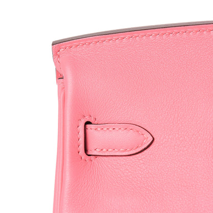 Hermes Swift Birkin 25 Rose Azalee 10 of 34