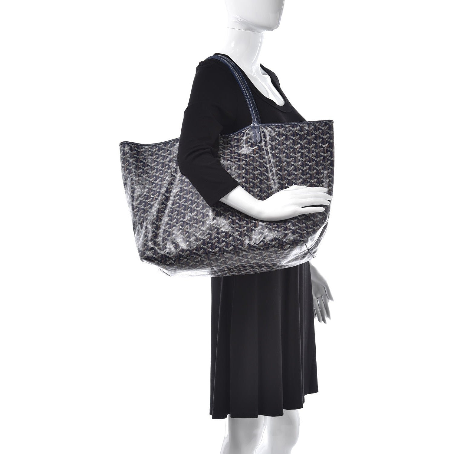 Goyard Goyardine Saint Louis GM Navy 2 of 9