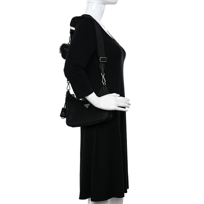 Prada Nylon Re-Edition 2005 Shoulder Bag Black 2 of 13