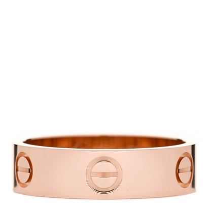 Cartier 18K Pink Gold 5.5mm LOVE Ring 58 8.25 1 of 5