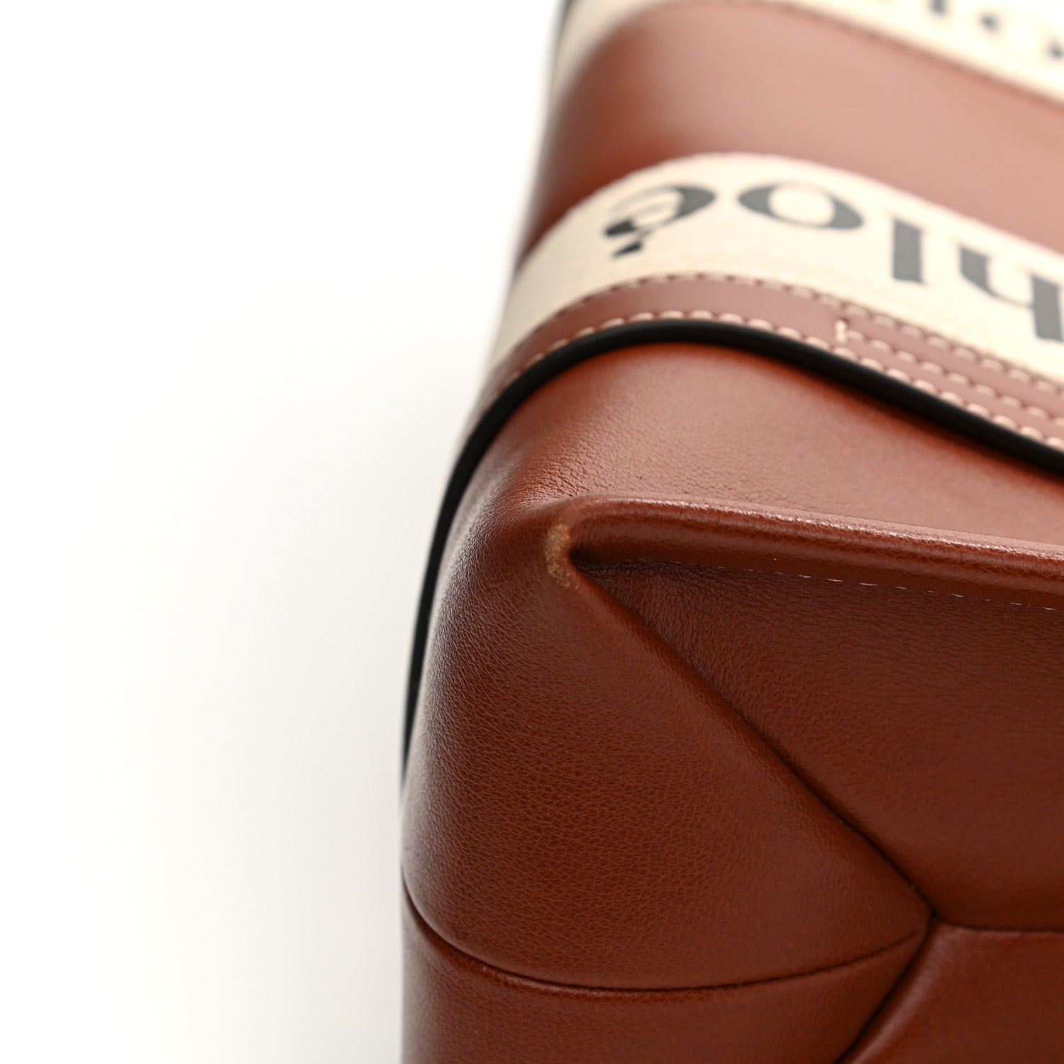 Chloe Calfskin Medium Woody Ribbon Tote Sepia Brown 12 of 12