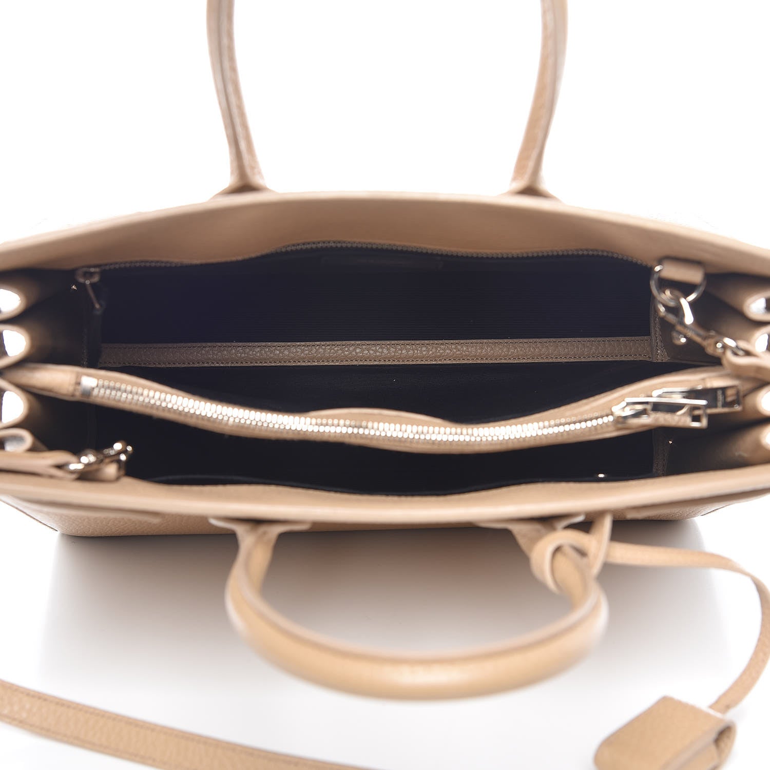 Saint Laurent Grained Calfskin Small Sac De Jour Nude Powder 5 of 15