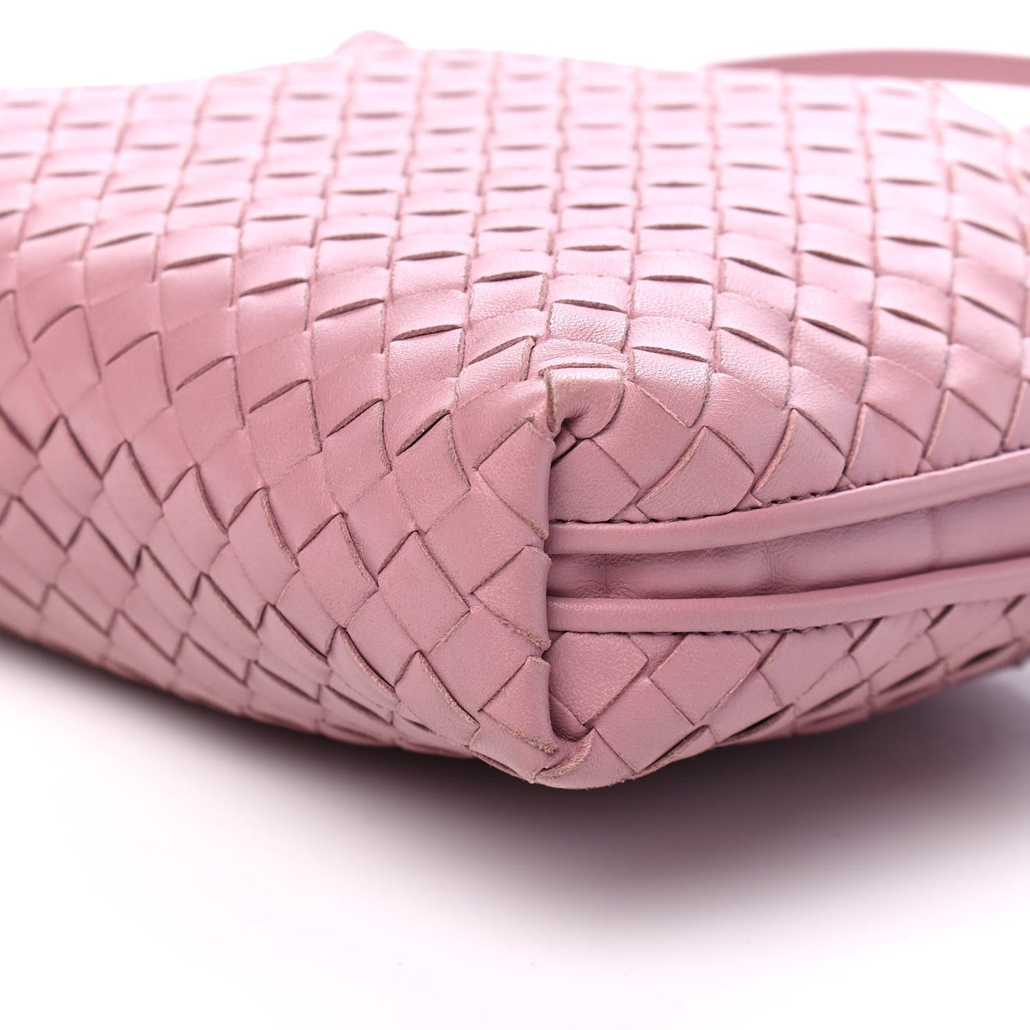 Nappa Intrecciato Pillow Crossbody Messenger Mallow