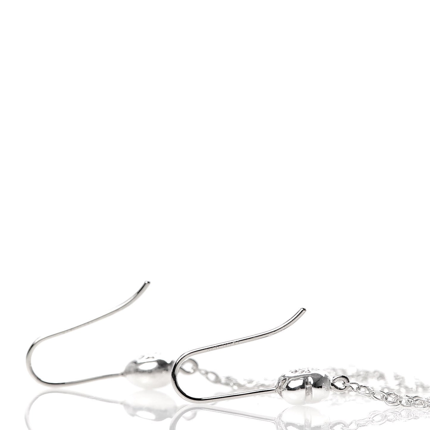 Sterling Silver Small Elsa Peretti Mesh Earrings