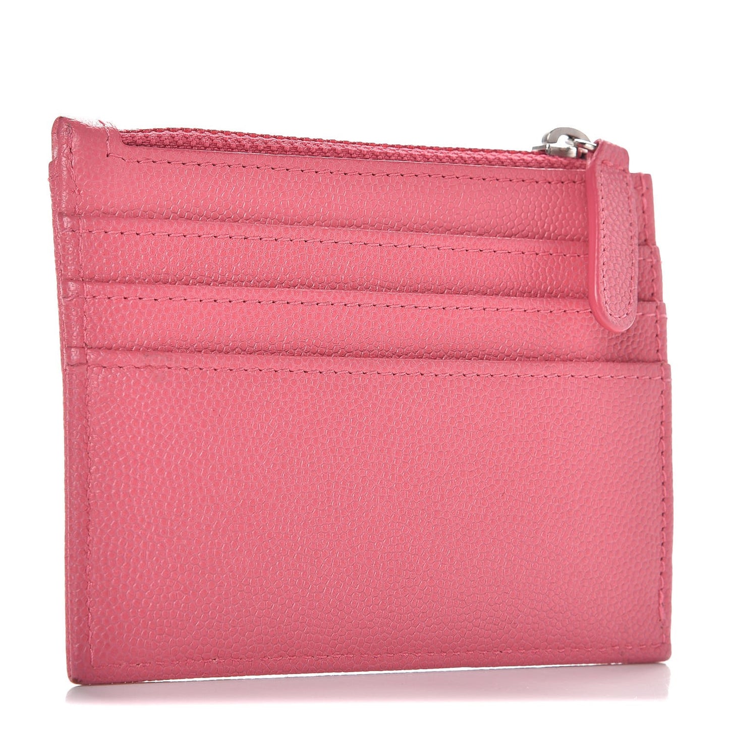 Caviar CC Zip Card Holder Pink